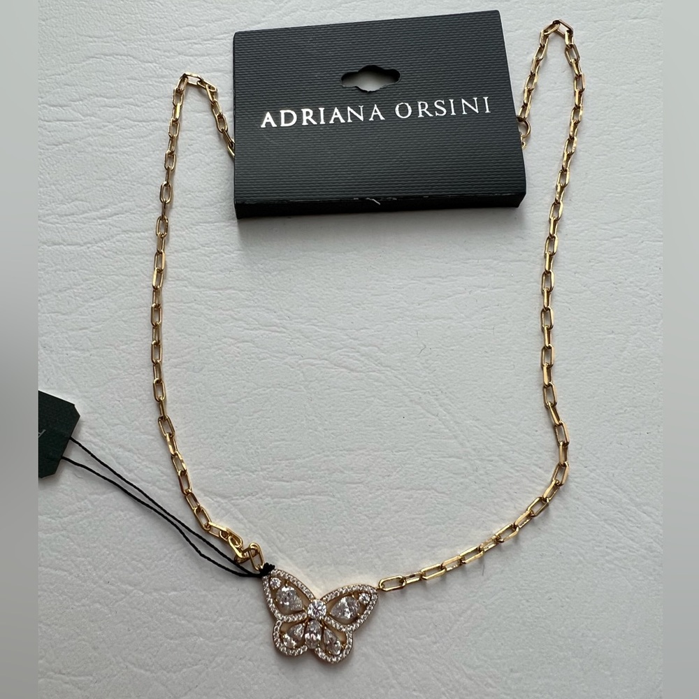 Adriana Orsini Butterfly Pendant Necklace